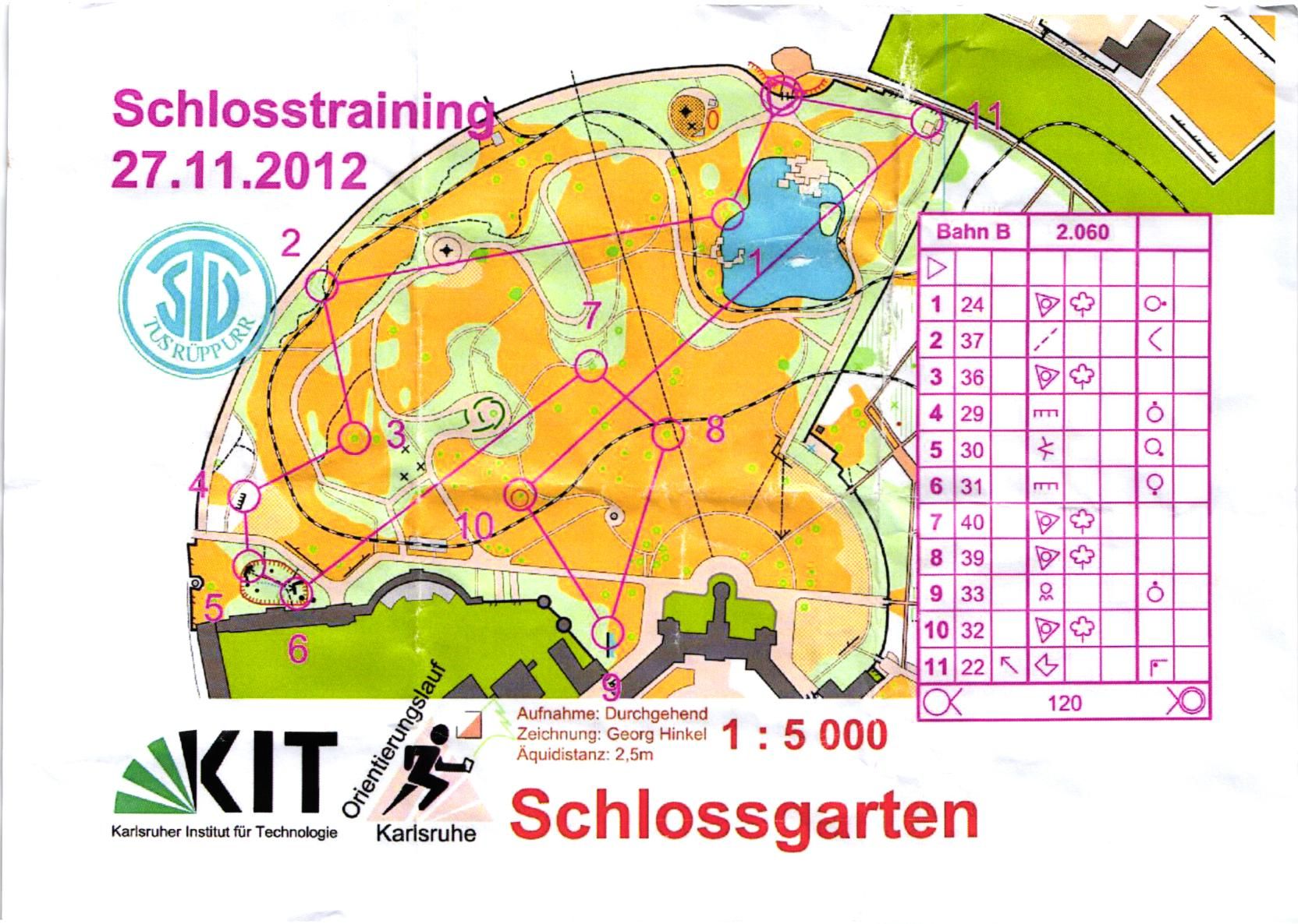 Schlosspark-Sprints (27.11.2012)