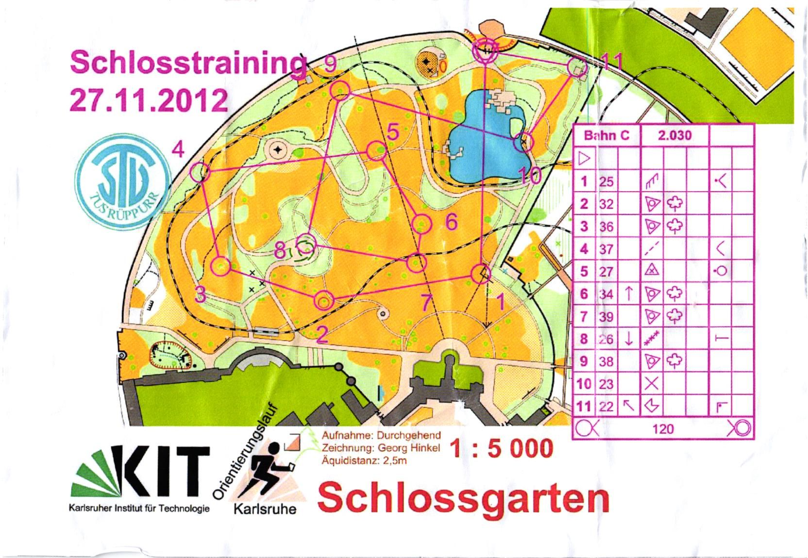 Schlosspark-Sprints (27.11.2012)