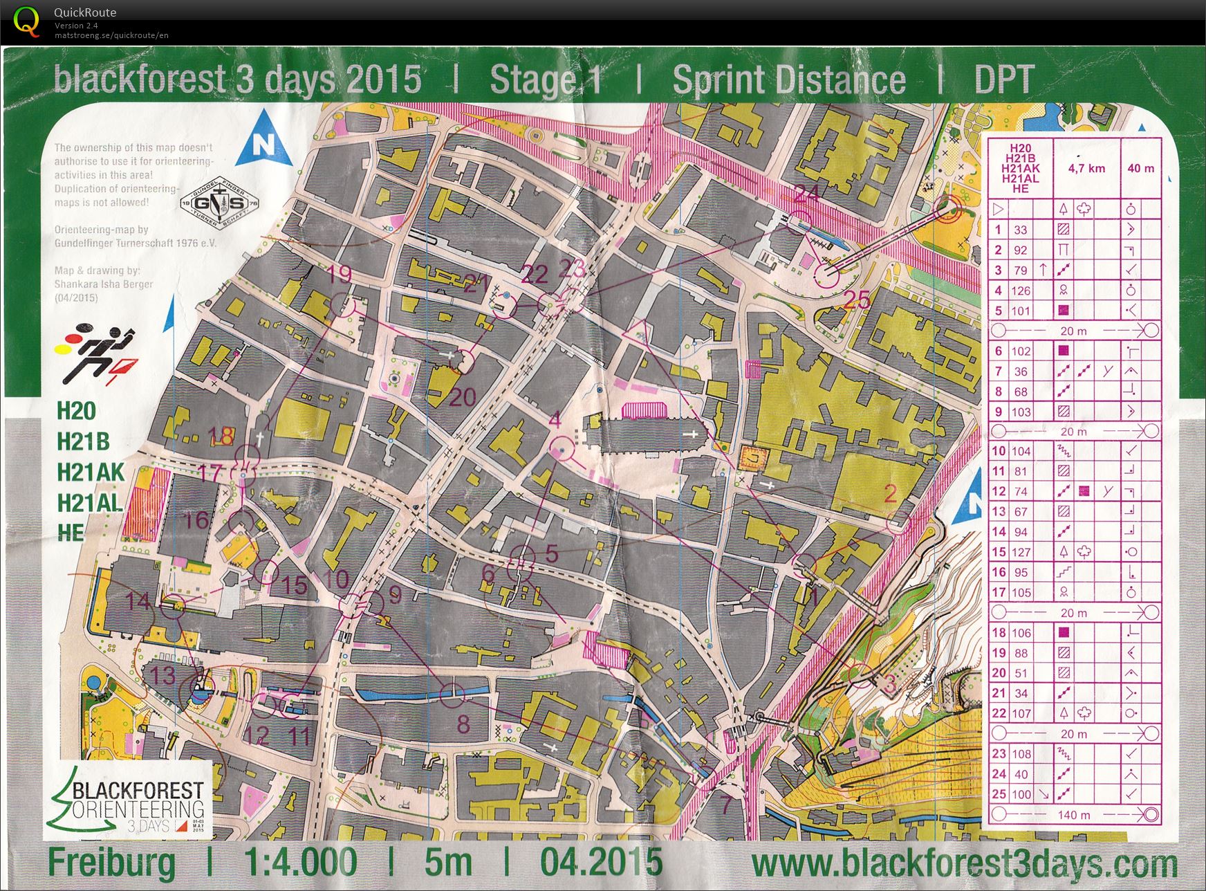 Blackforest3days - Day 1 (Sprint Freiburg) (2015-05-01)