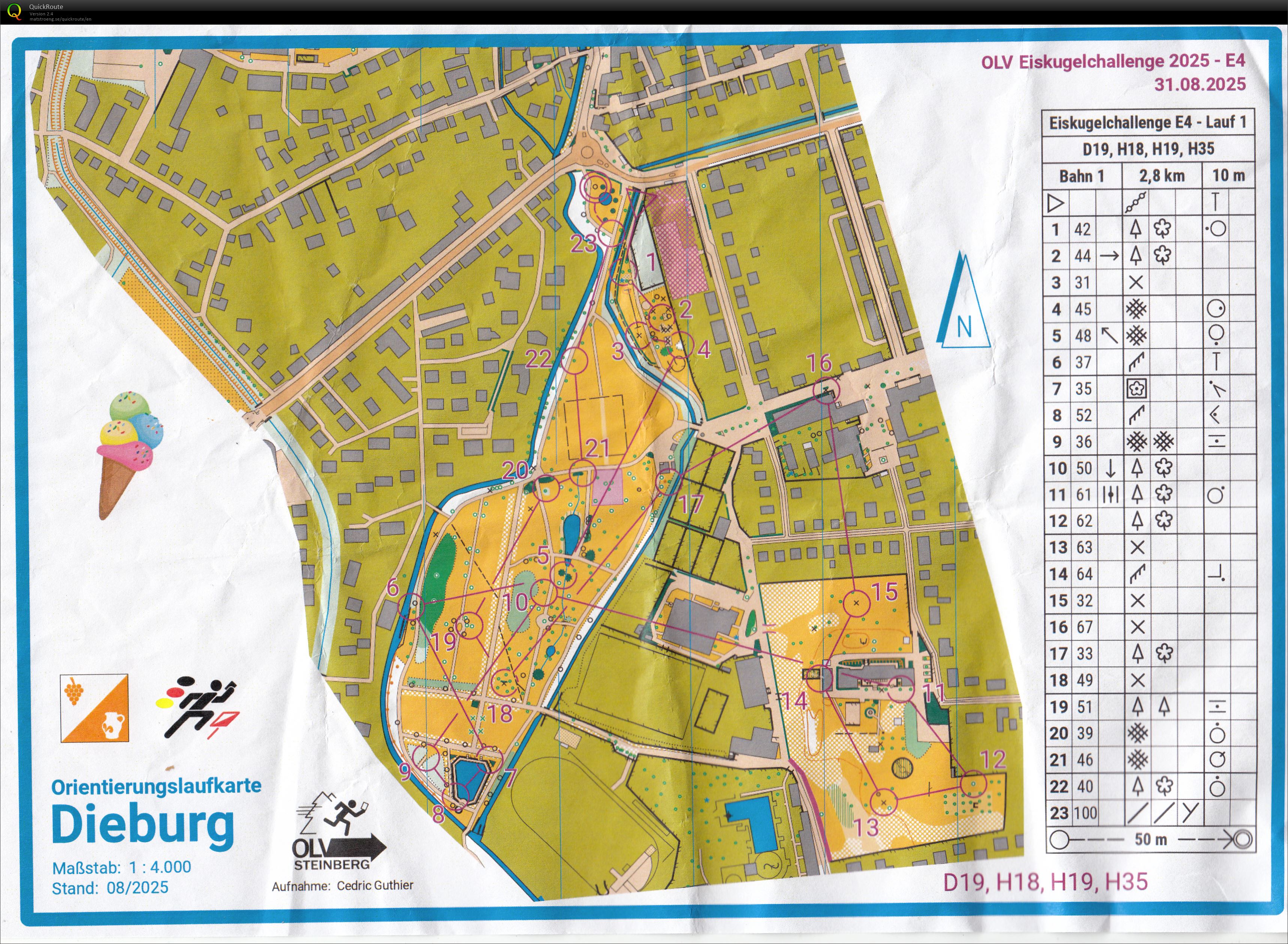 Eiskugelchallenge E4-1 (31/08/2025)