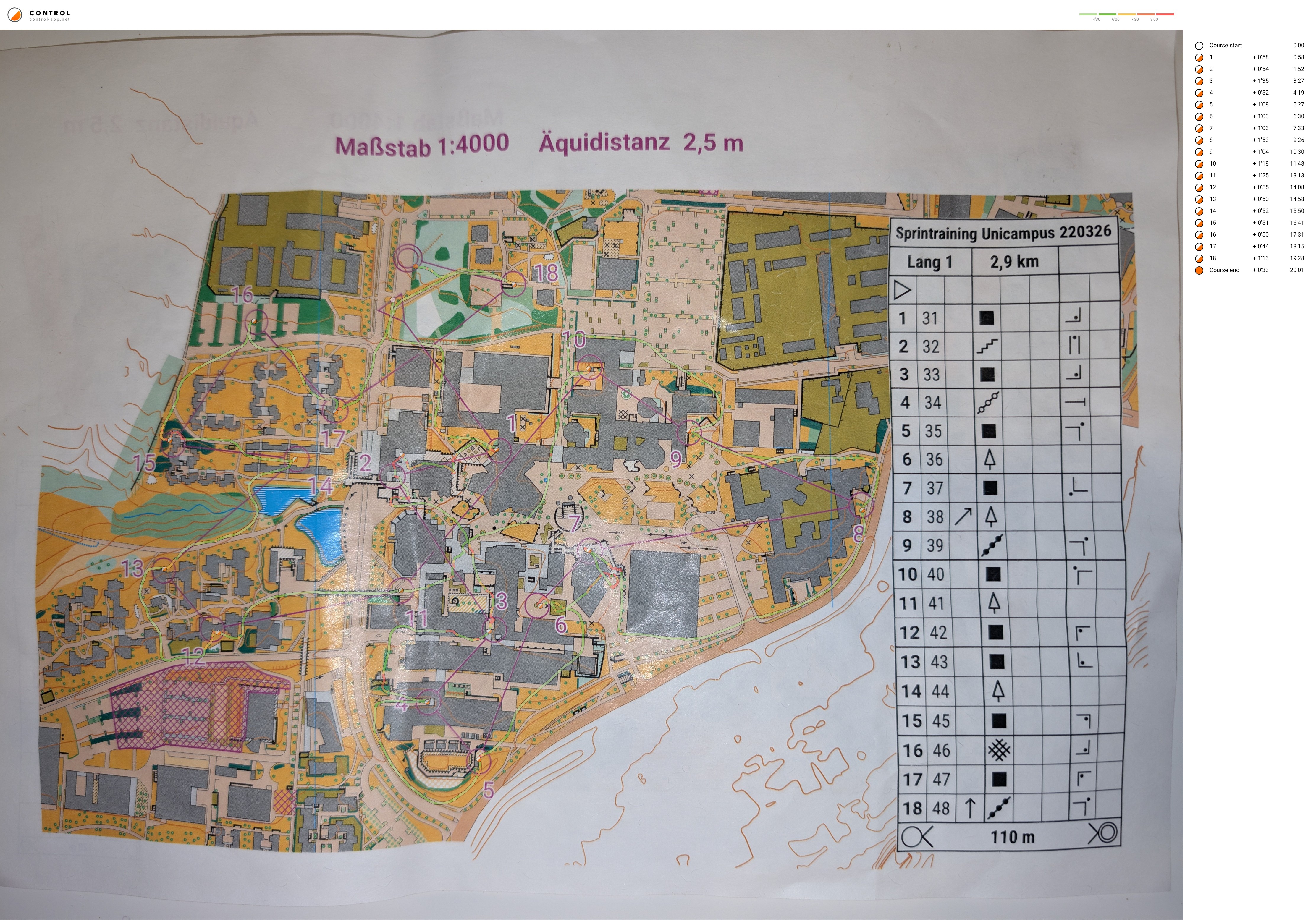 Sprint Training Stuttgart Lauf 1 (22/03/2026)