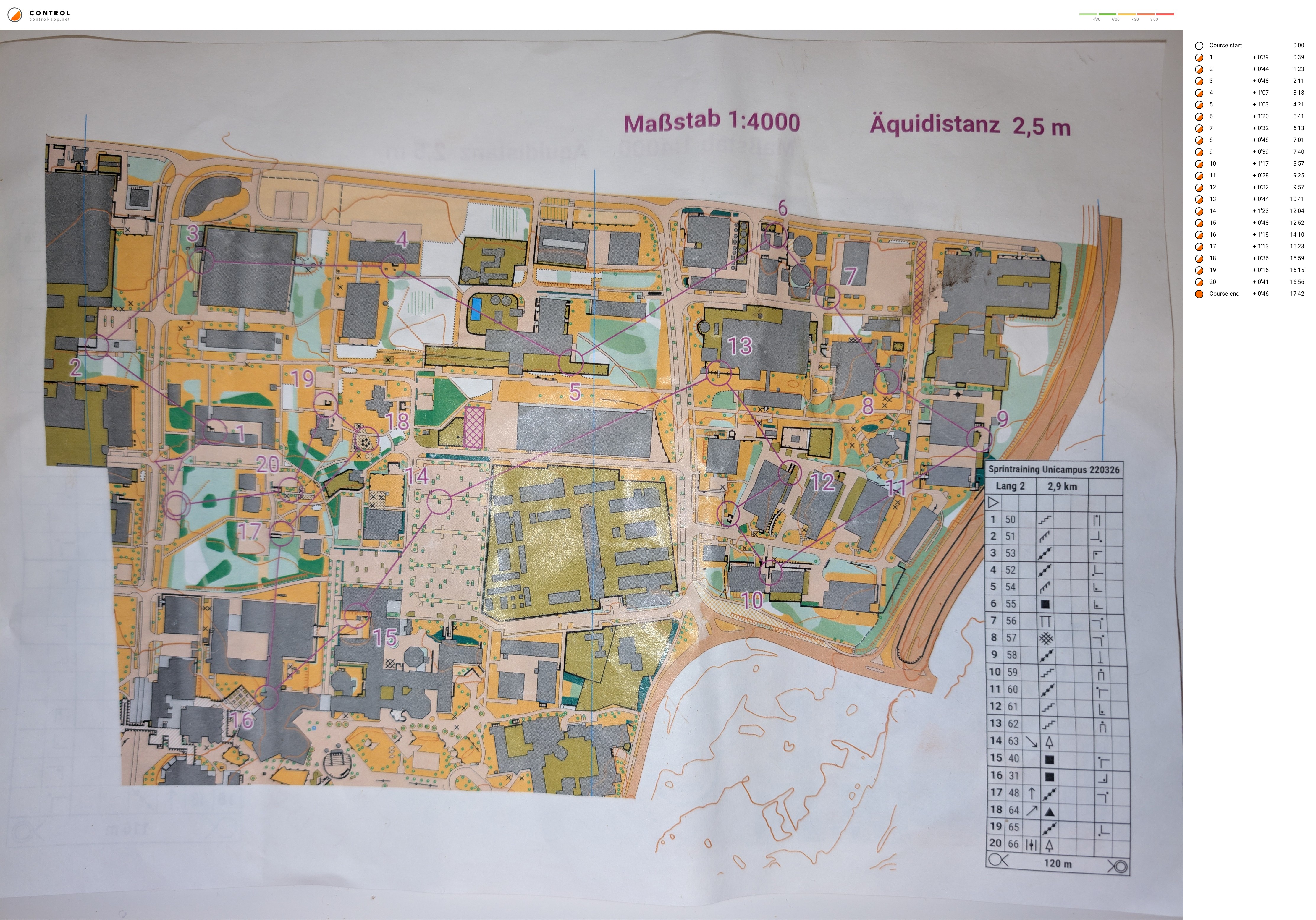 Sprint Training Stuttgart Lauf 2 (22/03/2026)