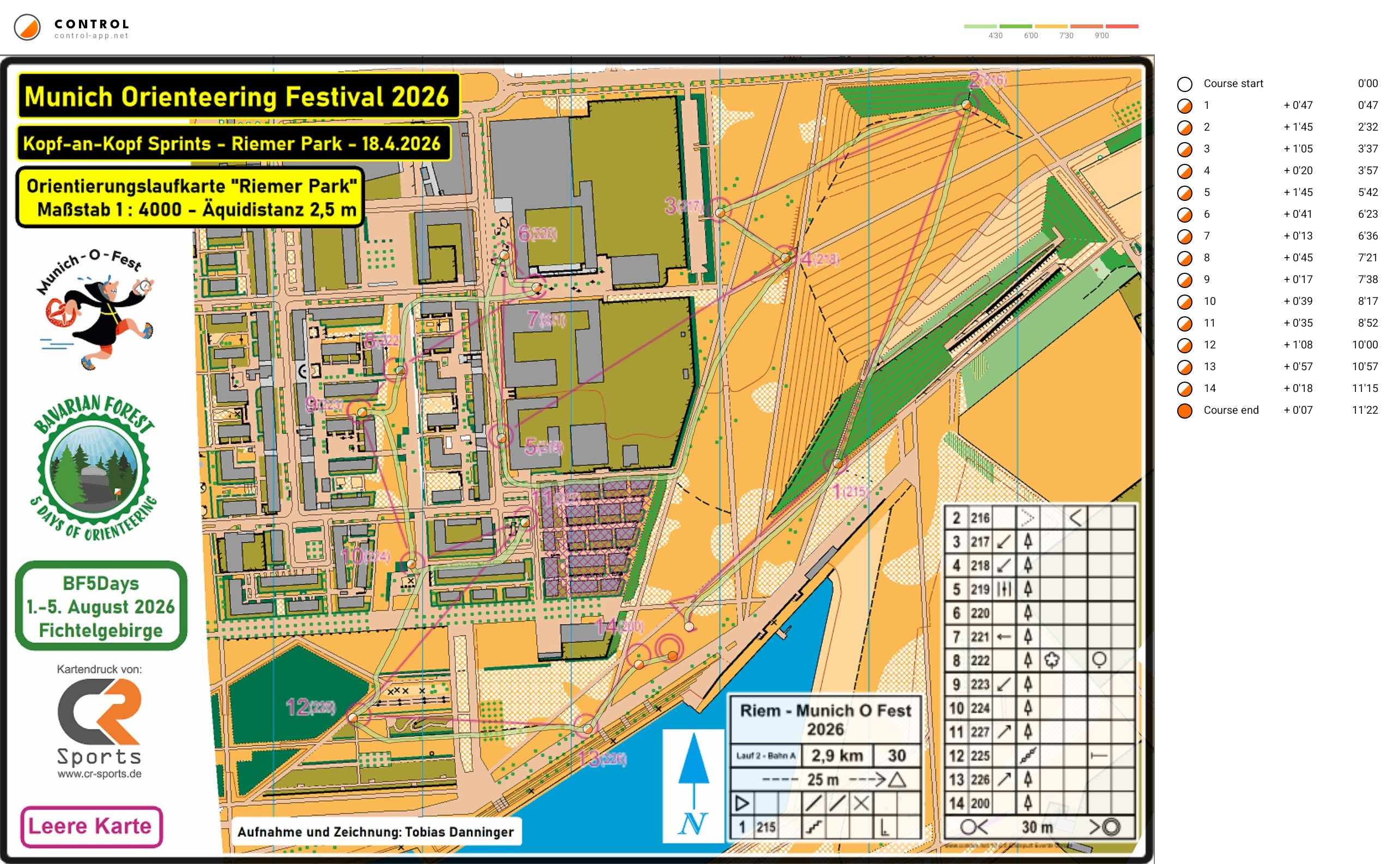 Munich O-Fest KO-Sprint 2 (18/04/2026)
