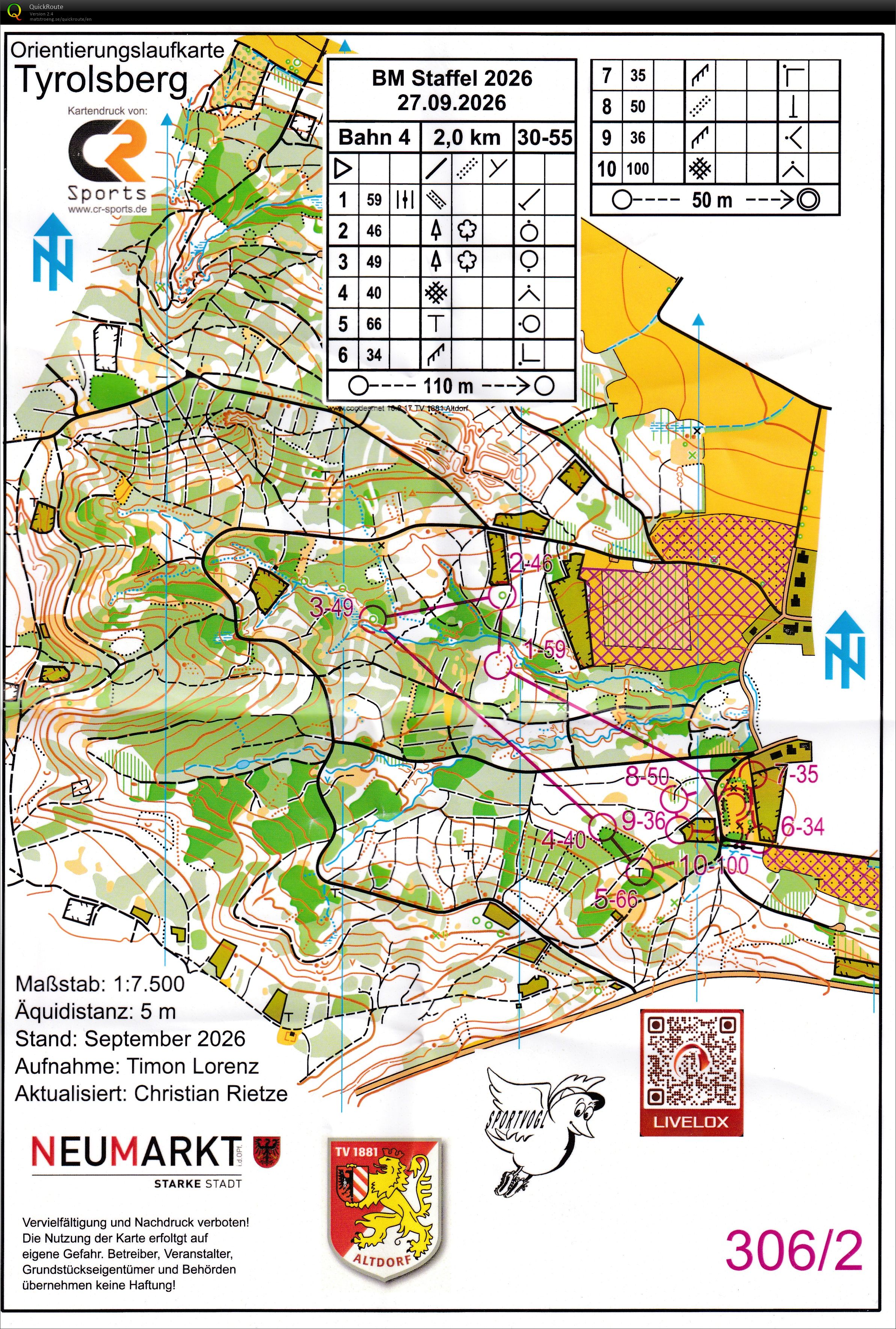 Staffel Cup - leg 2 (27/09/2026)