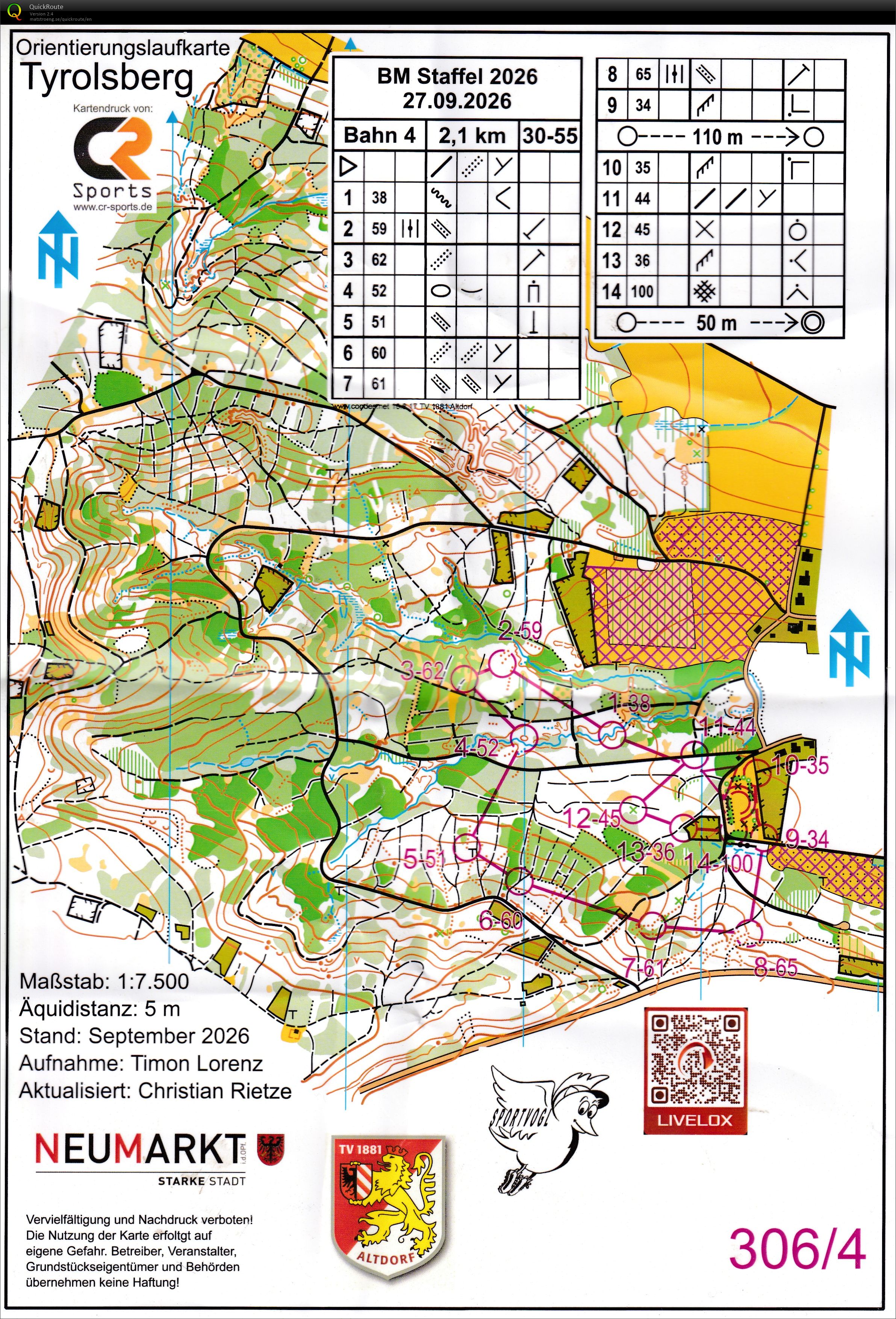 Staffel Cup - leg 4 (27/09/2026)