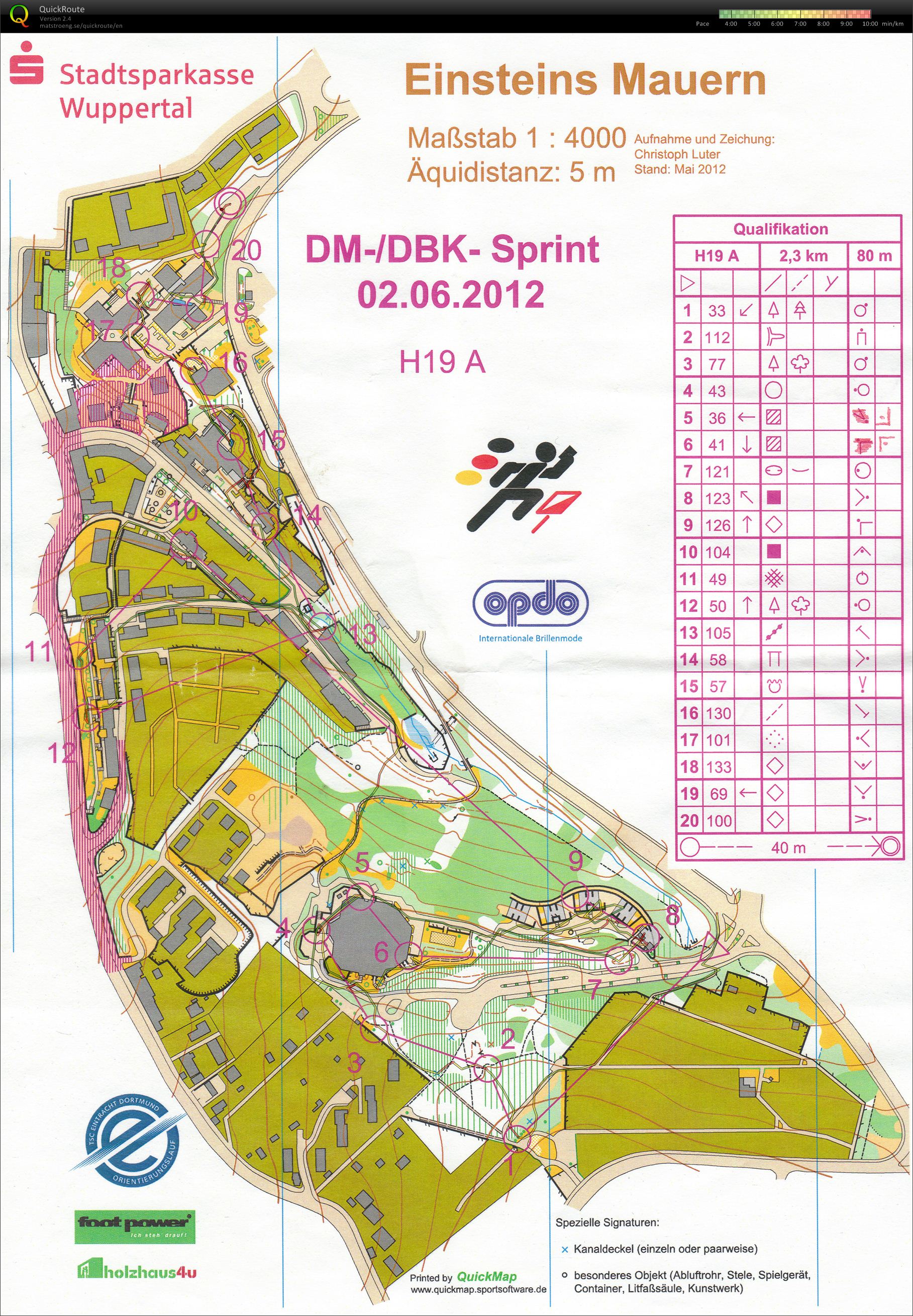 DM Sprint Qualifikation (Vorlauf A) (02.06.2012)